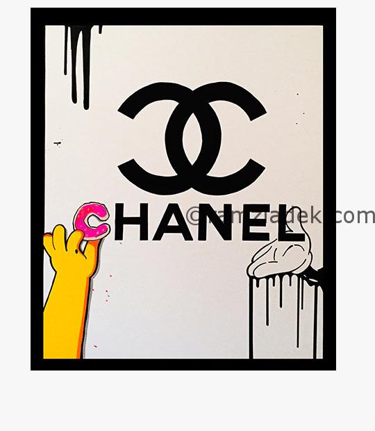 Chanel paint pop art