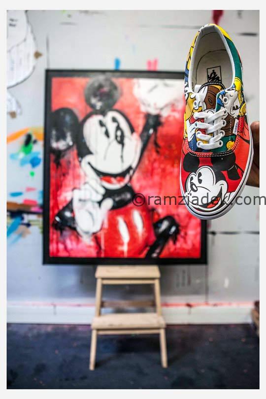 mickey vans shoes